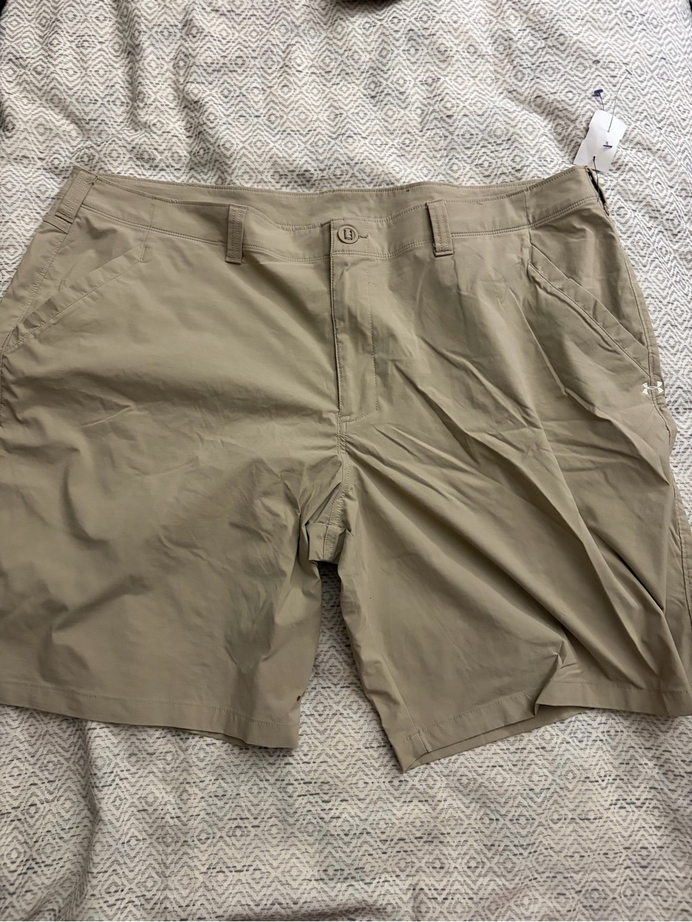 Under Armour Men's Tan Performance Hybrid Shorts